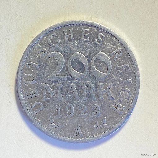 Германия 200 марок 1923 А