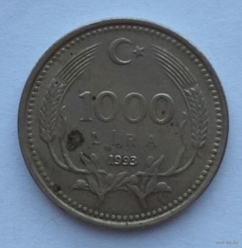 Турция 1000 лир 1993 г.