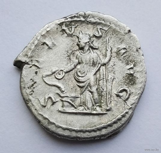 Филипп I Араб (244-249 гг.) Салюс. Антониниан. Двойной денарий. Серебро. /22