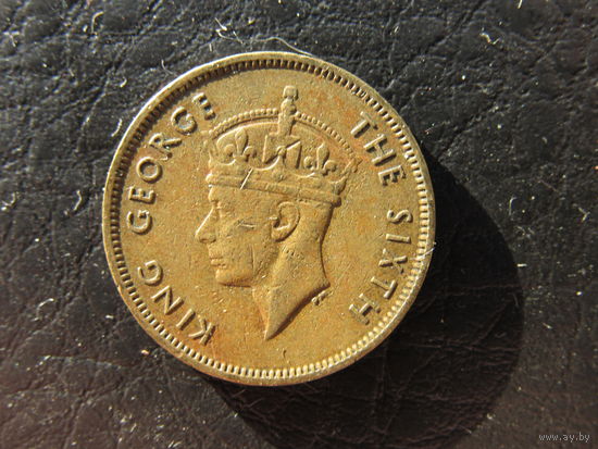 Гонконг. 10 центов. 1950. С 20 копеек. Распродажа коллекции. Смотрите другие лоты.