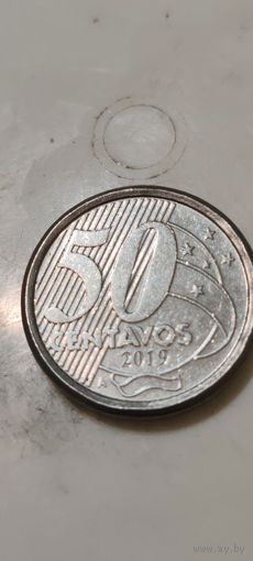 Бразилия 50 сентаво 2019