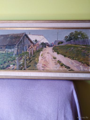 Белоусов В.П.Улица в деревне Никольцы без МЦ