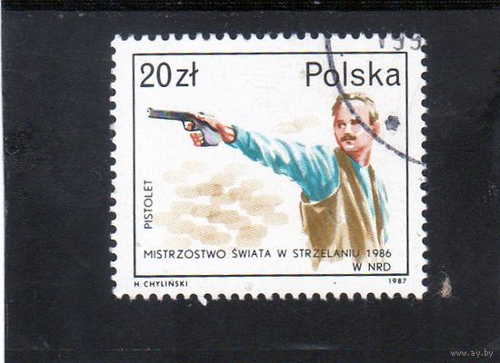 Польша.Спорт.Стрельба.Чемпионат мира.1986.