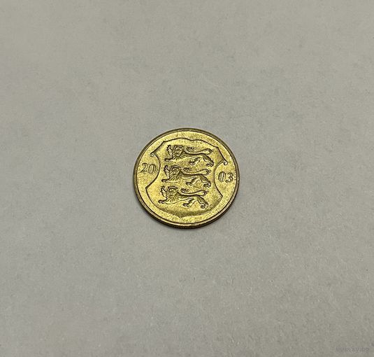 1 крона 2003 с рубля