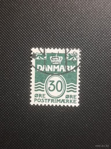 Дания. Стандарт. 1967г. гашеная