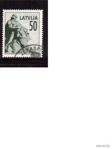 Латвия-1992 (Мих. 332) , гаш. , Стандарт