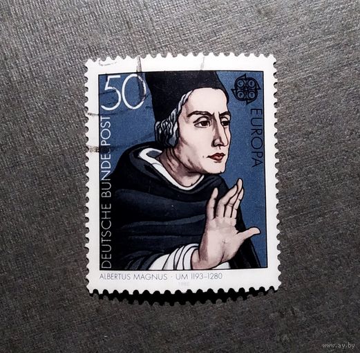 Марка Германия 1980 год Альберт Магнус