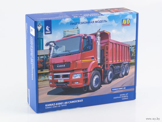 KAMAZ-65801-68 самосвал AVD Сборная модель 1:43
