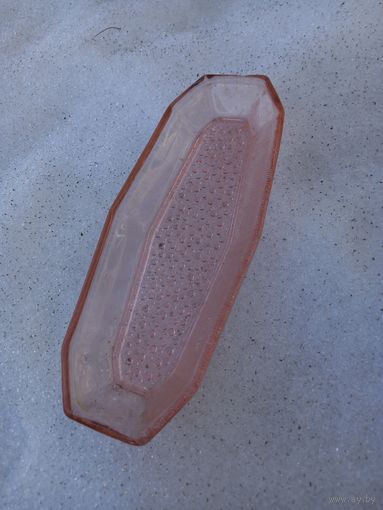 Тарелка СССР, цветное стекло винтаж