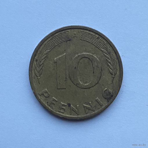 10 пфеннигов 1991 A ФРГ