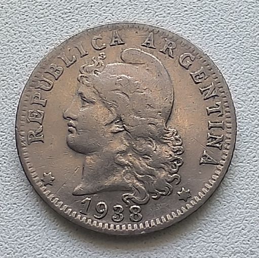 Аргентина 20 сентаво, 1938 3-10-14