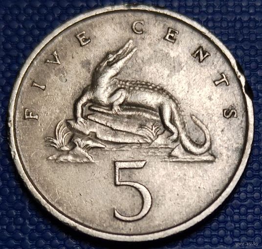 Ямайка 5 центов 1975 г.