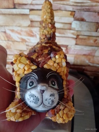 Янтарный кот,Красивый и Замечательный, смотрите другие лоты, будет много интересного