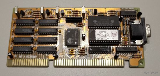 VGA видеокарта ISA 8/16 bit