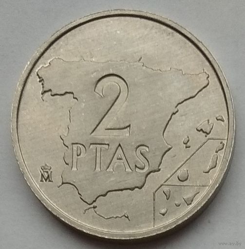 Испания 2 песеты 1982 г.
