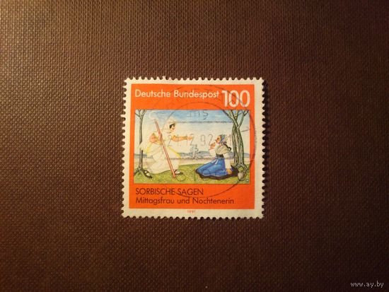 Германия 1991 г.Верхнелужицкие легенды.