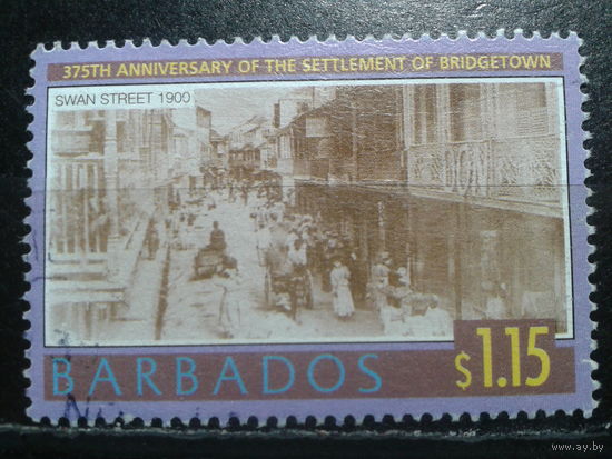 Барбадос, 2003. Лебединская улица (ок. 1900 г.)