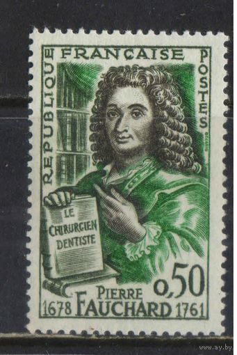 Франция 1961 200 летие смерти Пьера Фошара  #1361**