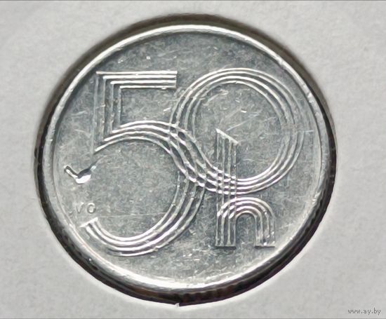Чехия. 50 геллеров 1993 года. (*).