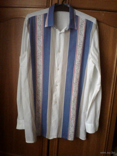 Нарядная рубашка,50-52 р,182 рост,хб.