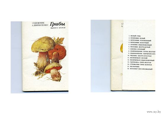 Открытка, почтовая карточка, 1983, НАБОР ИЗ 16 открыток