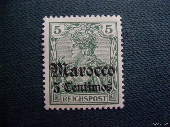 DR Рейх mi.20 1905 год Marokko (Марокко) (mi.10 euro) MLH