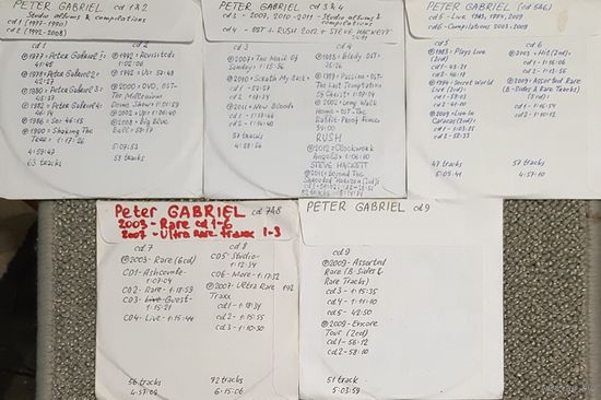 CD MP3 дискография Peter GABRIEL (ex GENESIS) 9 CD