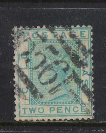 GB Колонии Золотой Берег 1875 V Стандарт #3С