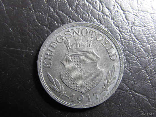 Германия. 10 пфеннигов.1917.Город Пфорцхейм С 20 копеек. Распродажа коллекции. Смотрите другие лоты.