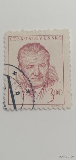 Чехословакия 1948. Президент Клемент Готвальд.