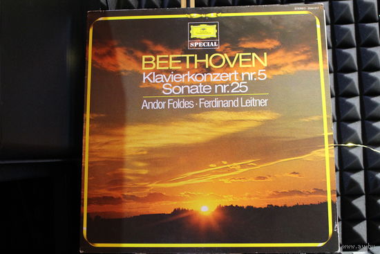 Ludwig van Beethoven - Klavierkonzert Nr. 5 Sonate Nr. 25 (1985, Vinyl)