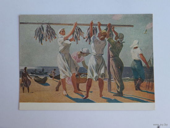 Дейнека живопись 10х15 см