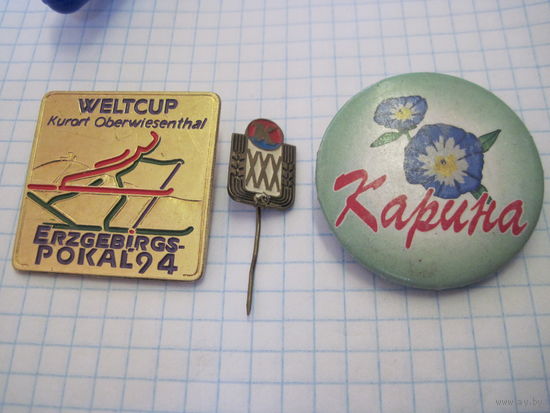 Три значка/6 с рубля!