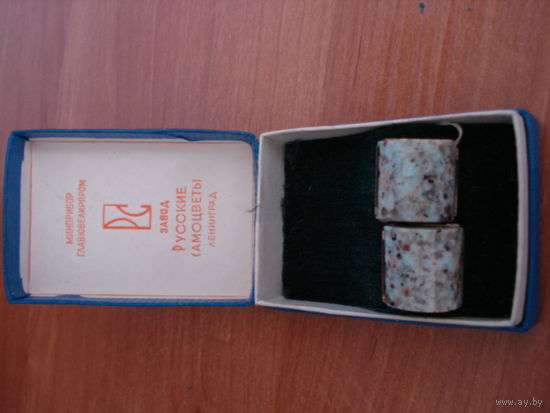Серебряные запонки