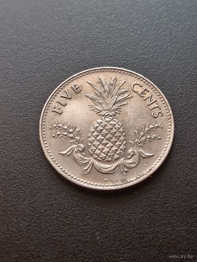Багамы 5 центов 2000 г.
