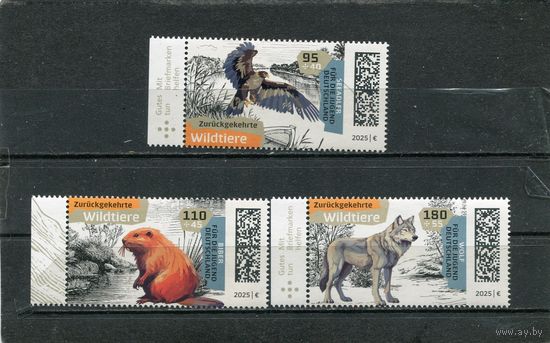 Германия. Фауна. Восстановление популяции дикой природы. Лесные звери