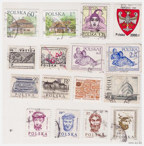 Сборный лот марок Польши