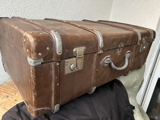 Чемодан винтаж СССР огромный красавец