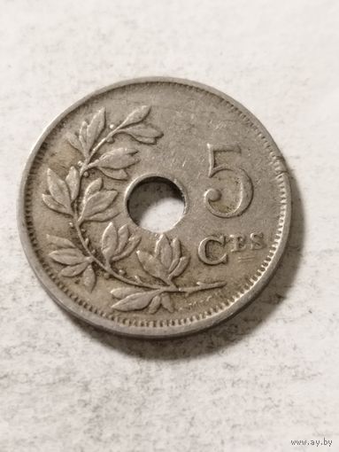 Бельгия 5 центов 1922
