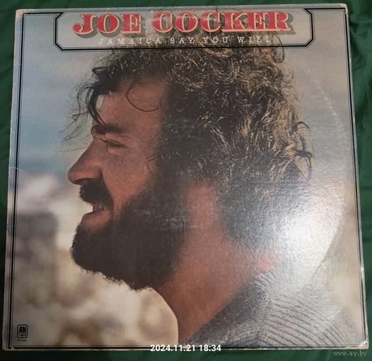 Пластинка JOE COCKER - 1975 - JAMAICA SAY YOU WILL - USA