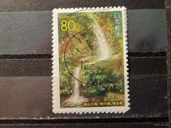 Япония, 1995. Водопад Курояма-сан-таки. Mi-1,3 евро гаш