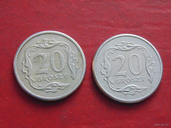 Польша 20 грош 1991 год.