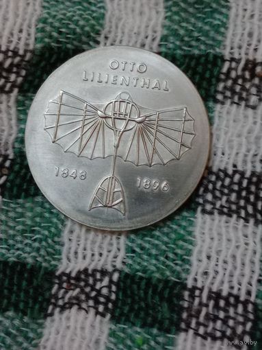 ГДР 5 марок 1973 Отто Лиллиенталь