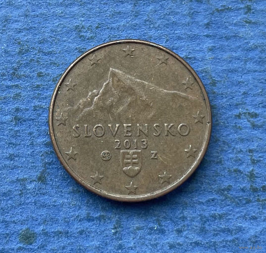 Словакия 1 евроцент 2013