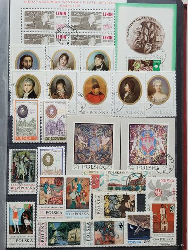 Польша. Полный годовой набор марок за 1970 год