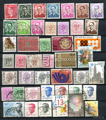Бельгия - 1962-1990 - 44 марки. Гашеные.  (LOT O7)