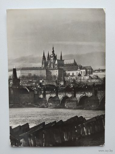 Открытка. Прага. Подписана!