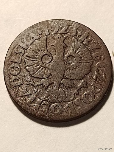 Польша II Республика(1919-1939) 5 грошей 1923г.(5), без мц.