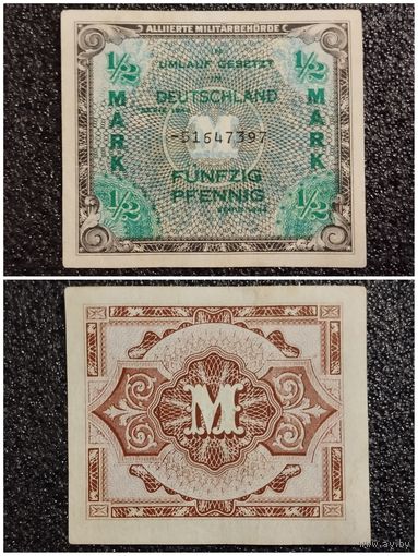 1/2 марки Германия 1944 г. (советская зона оккупации)
