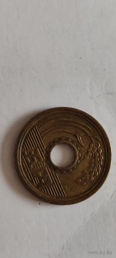 Япония 5 иена